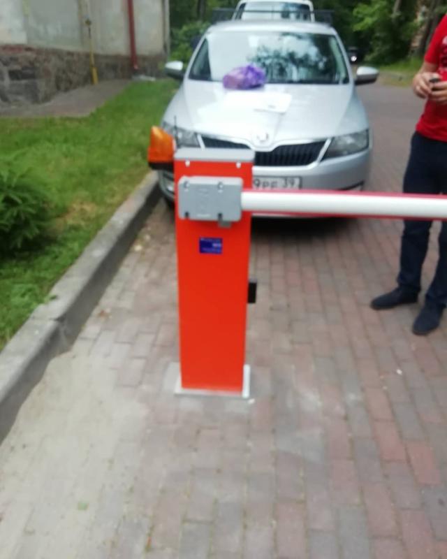 Установка шлагбаума NICE WIDE S