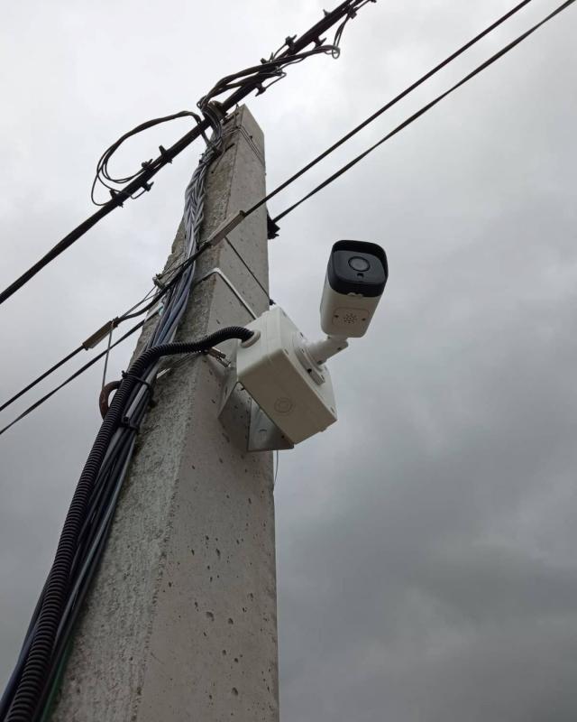 Установка 4G камеры на столб