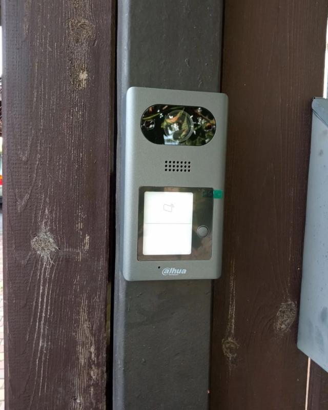 Монтаж IP домофона Dahua