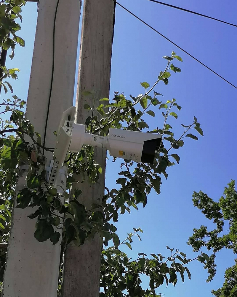 Установка камер видеонаблюдения Hikvision